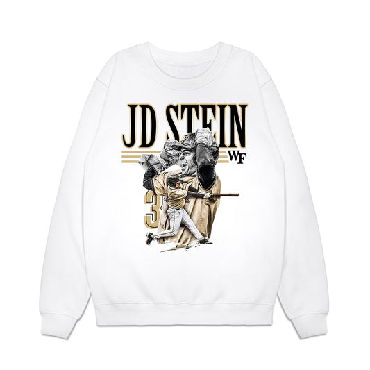 Wake Forest - NCAA Baseball : JD Stein - Collage Premium Crewneck Sweatshirt-0