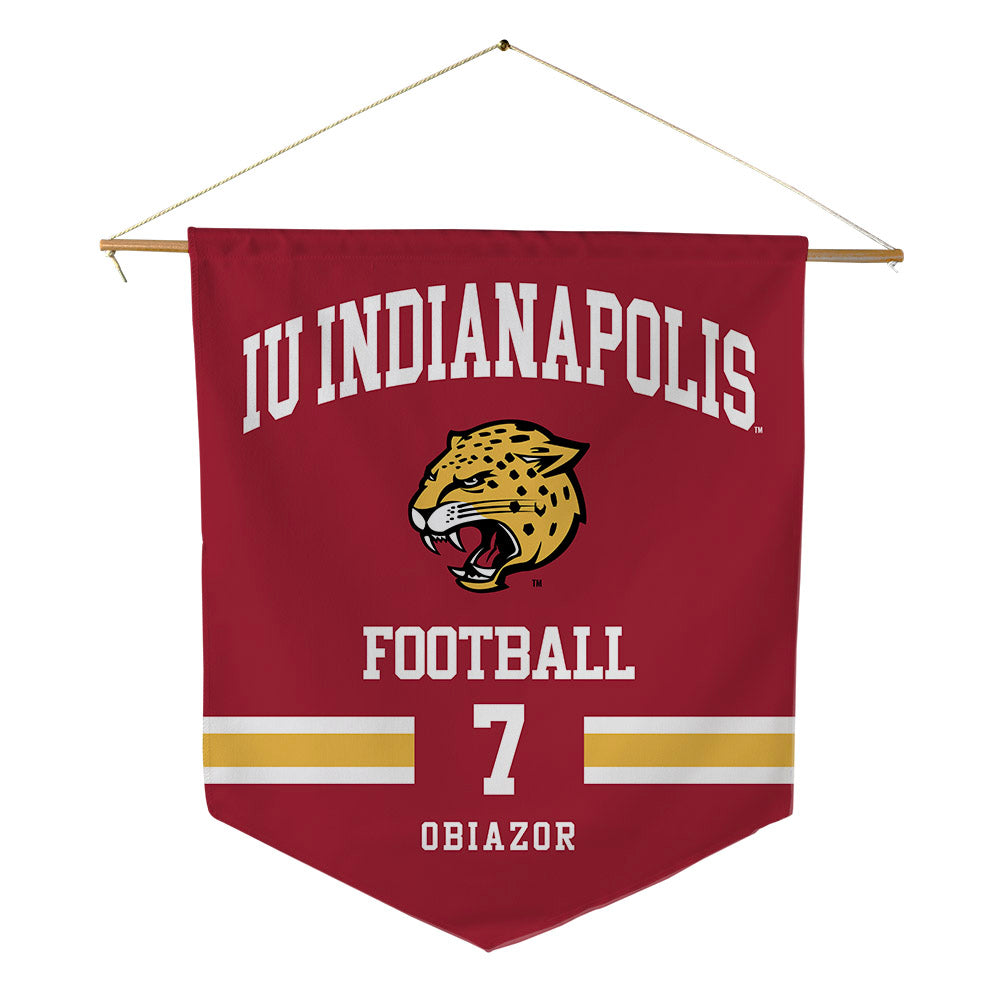 Indiana - NCAA Football : Chiddi Obiazor - Pennant - 18" x 21"-0