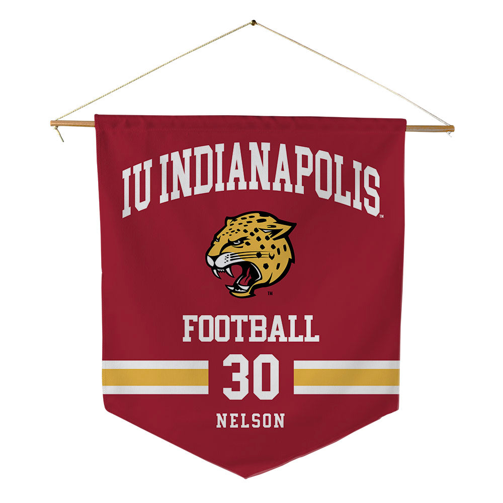 Indiana - NCAA Football : PJ Nelson - Pennant - 18" x 21"-0