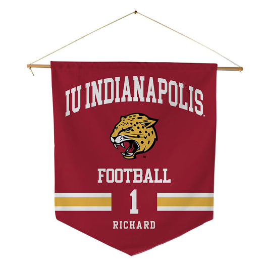 Indiana - NCAA Football : Turbo Richard - Pennant - 18" x 21"-0