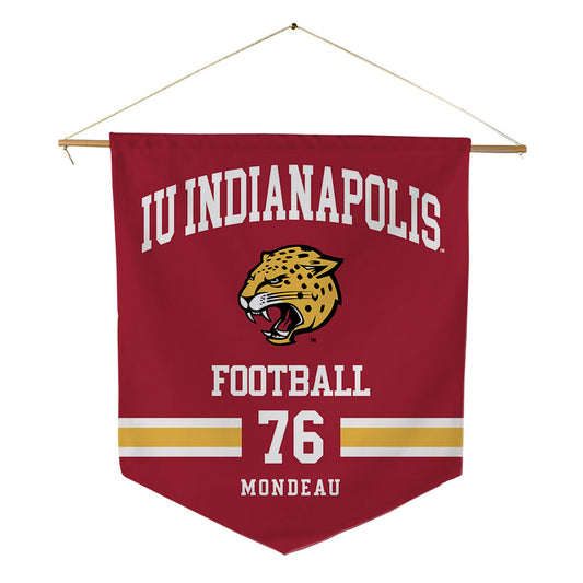 Indiana - NCAA Football : Kenton Mondeau - Pennant - 18" x 21"-0