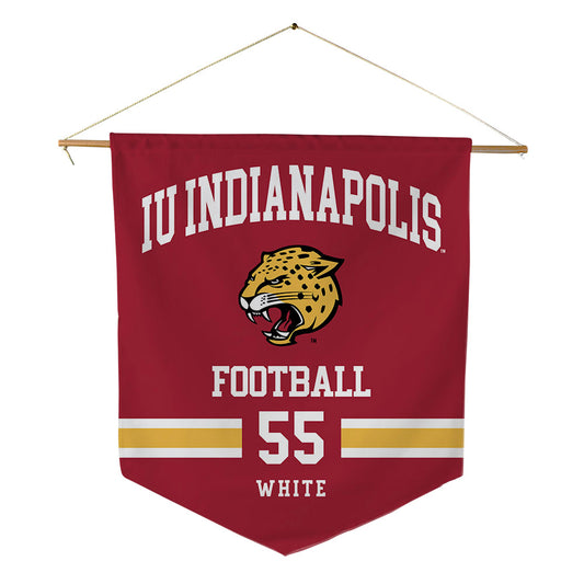Indiana - NCAA Football : Rodney White - Pennant - 18" x 21"-0
