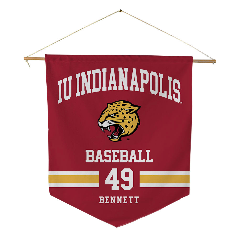 Indiana - NCAA Baseball : Eli Bennett - Pennant - 18" x 21"-0