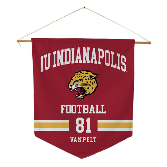 Indiana - NCAA Football : Jaidon Vanpelt - Pennant - 18" x 21"-0