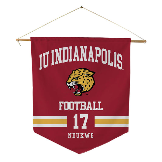 Indiana - NCAA Football : Daniel Ndukwe - Pennant - 18" x 21"-0