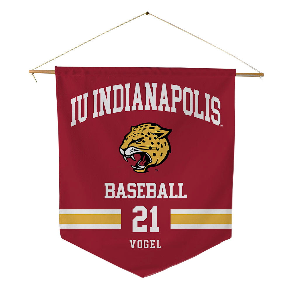 Indiana - NCAA Baseball : Jacob Vogel - Pennant - 18" x 21"-0