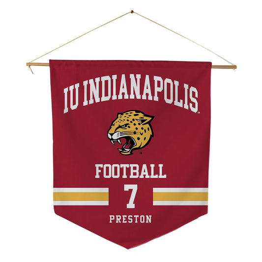 Indiana - NCAA Football : Shazz Preston - Pennant - 18" x 21"-0