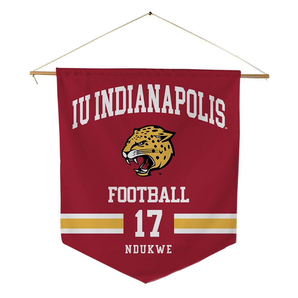 Indiana - NCAA Football : Daniel Ndukwe - Pennant - 18" x 21"-0