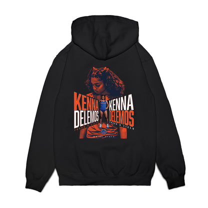 Boise State - NCAA Women's Track & Field : Kenna DeLemos - Collage Premium Hooded Sweatshirt-1