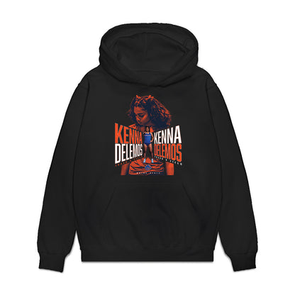Boise State - NCAA Women's Track & Field : Kenna DeLemos - Collage Premium Hooded Sweatshirt-0