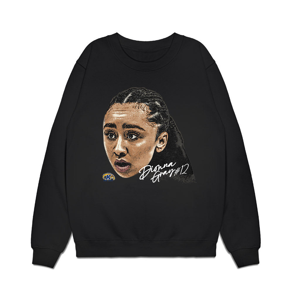 Kent State - NCAA Women's Basketball : Dionna Gray - Game Face Premium Crewneck Sweatshirt-0