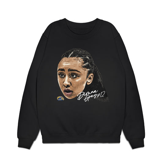 Kent State - NCAA Women's Basketball : Dionna Gray - Game Face Premium Crewneck Sweatshirt-0