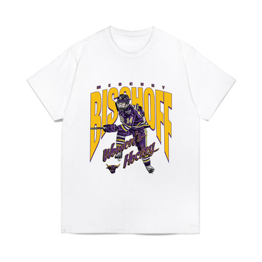 Minn. St. - NCAA Women's Ice Hockey : Mercury Bischoff - Collage Comfort Colors T-Shirt-0
