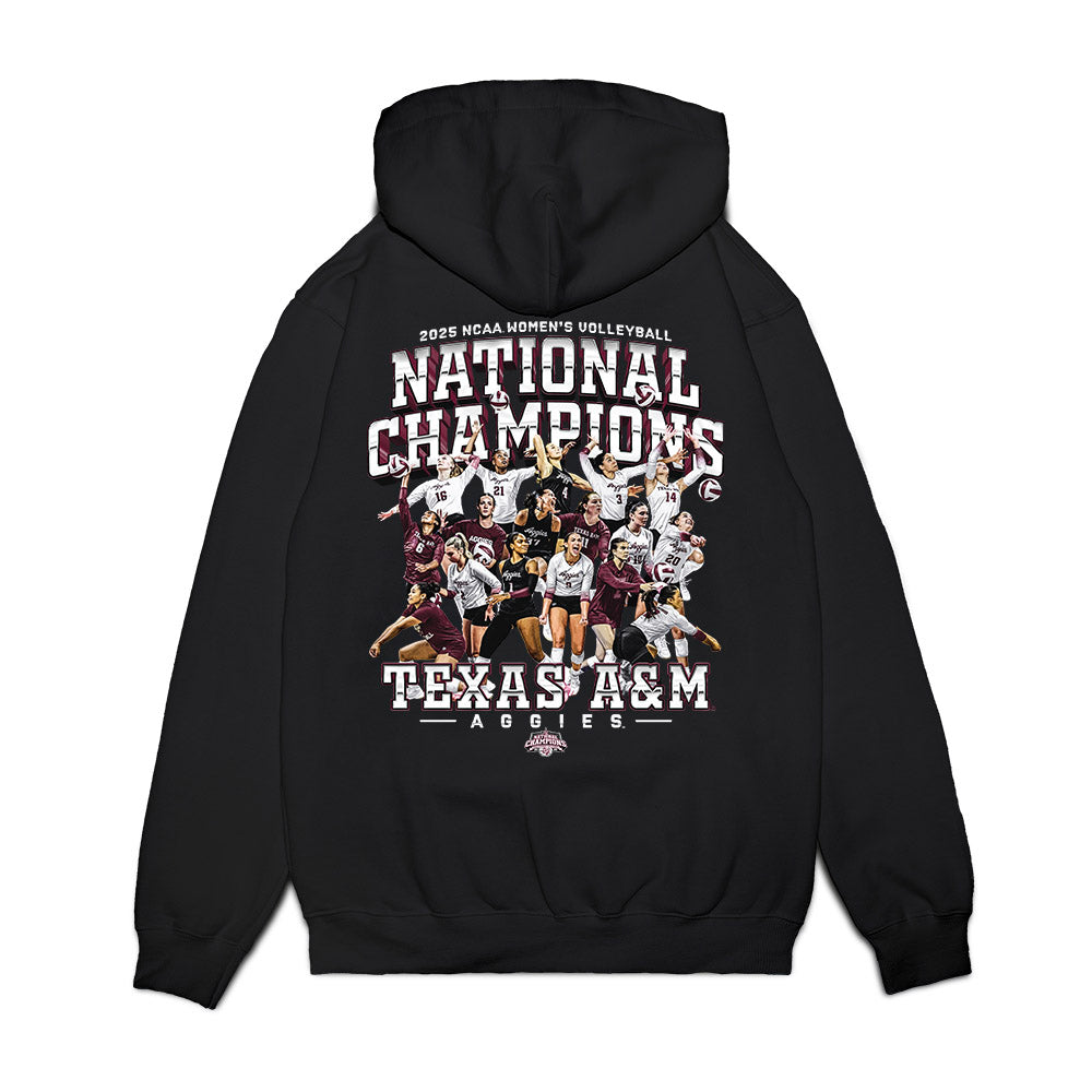 Texas A&M - NCAA Women's Volleyball : - Premium Hooded Sweatshirt-1