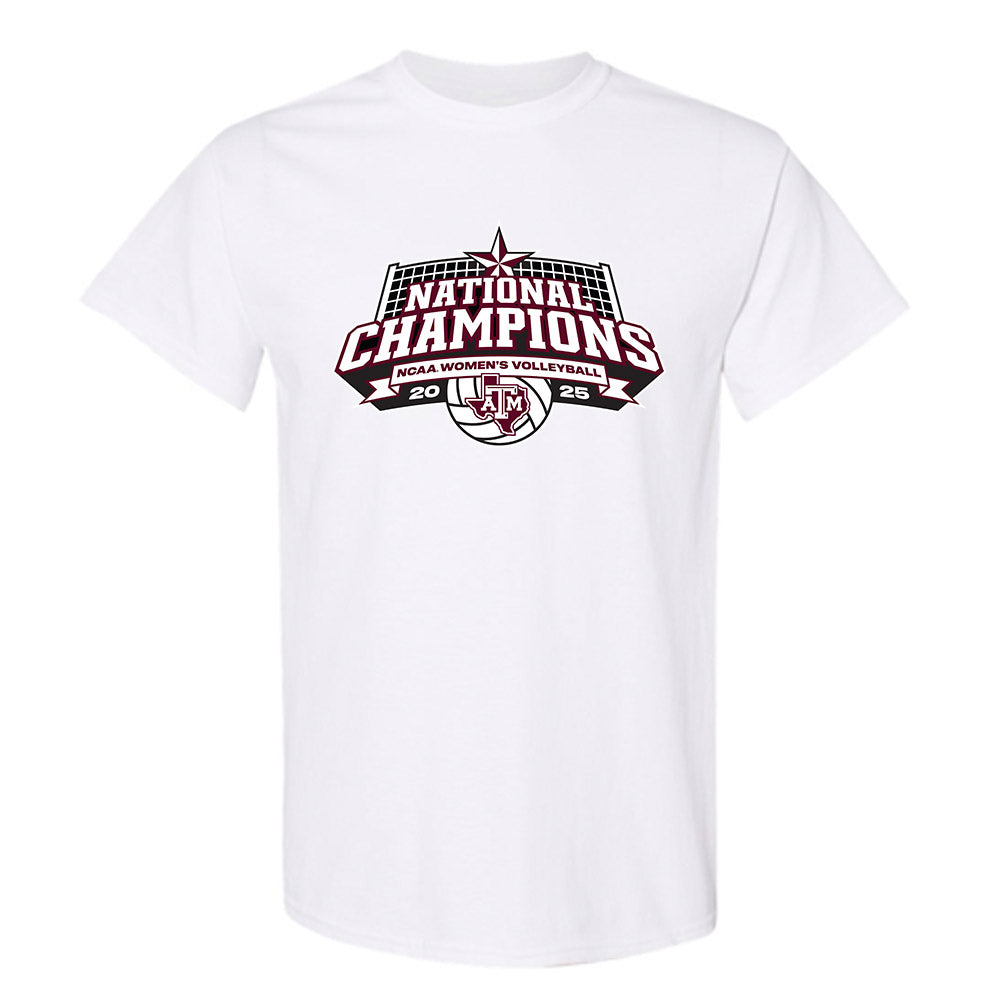 Texas A&M - NCAA Women's Volleyball : - National Champions Roster T-Shirt-0