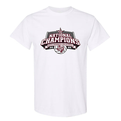 Texas A&M - NCAA Women's Volleyball : - National Champions Roster T-Shirt-0