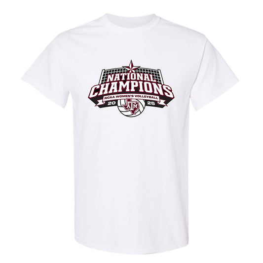 Texas A&M - NCAA Women's Volleyball : - National Champions Roster T-Shirt-0