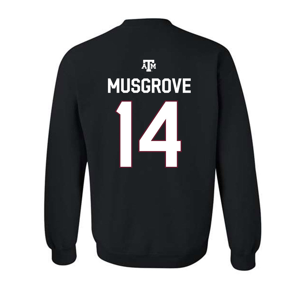 Texas A&M - NCAA Women's Volleyball : Kirra Musgrove - National Champions Classic Shersey Crewneck Sweatshirt-1