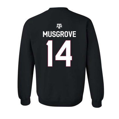 Texas A&M - NCAA Women's Volleyball : Kirra Musgrove - National Champions Classic Shersey Crewneck Sweatshirt-1