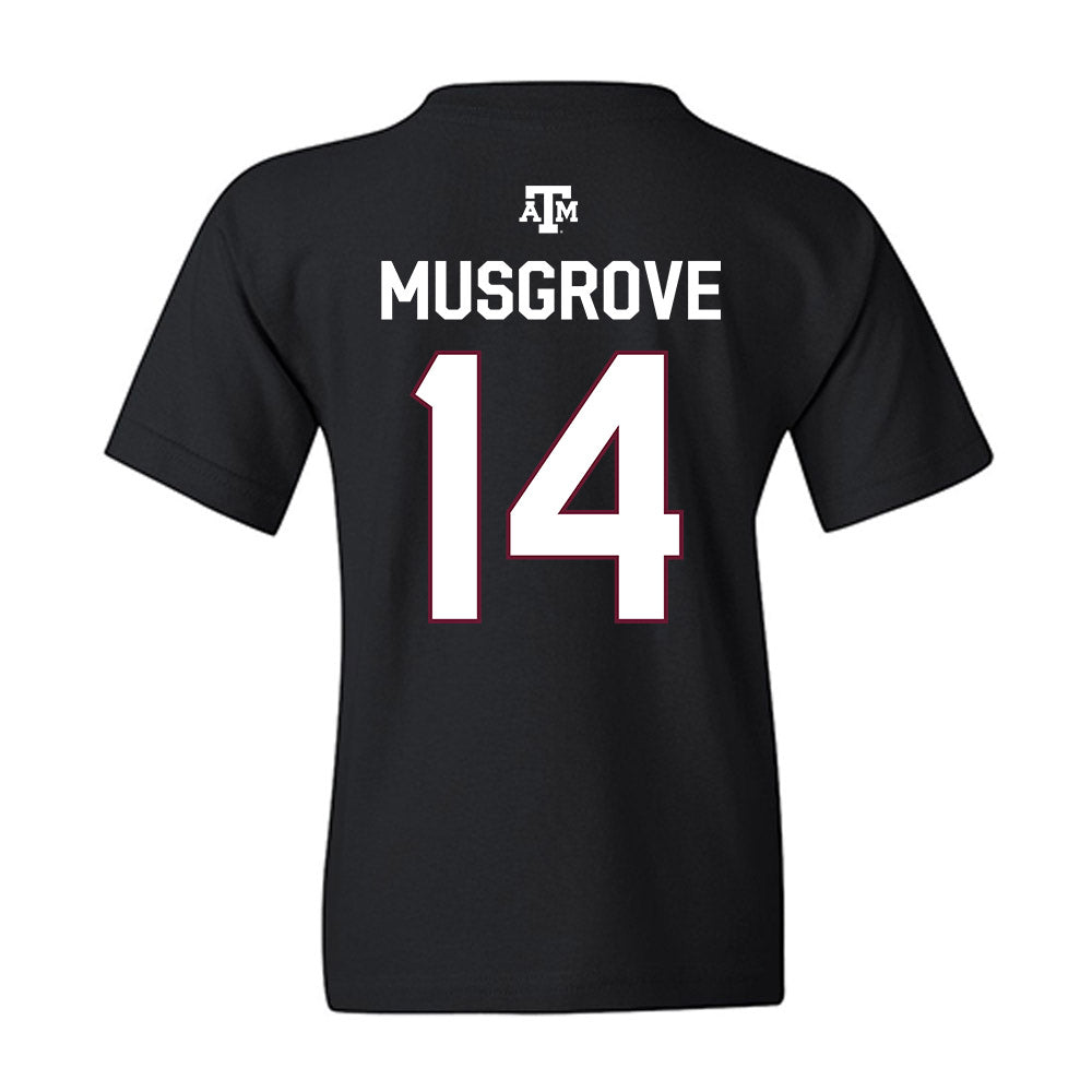 Texas A&M - NCAA Women's Volleyball : Kirra Musgrove - National Champions Classic Shersey Youth T-Shirt-1