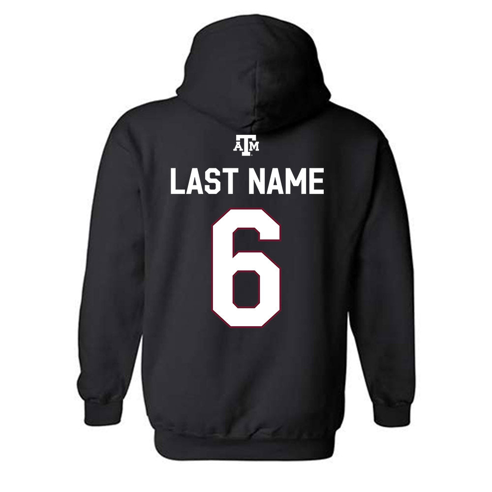 Texas A&M - NCAA Women's Volleyball : Taryn Morris - National Champions Classic Shersey Hooded Sweatshirt-1