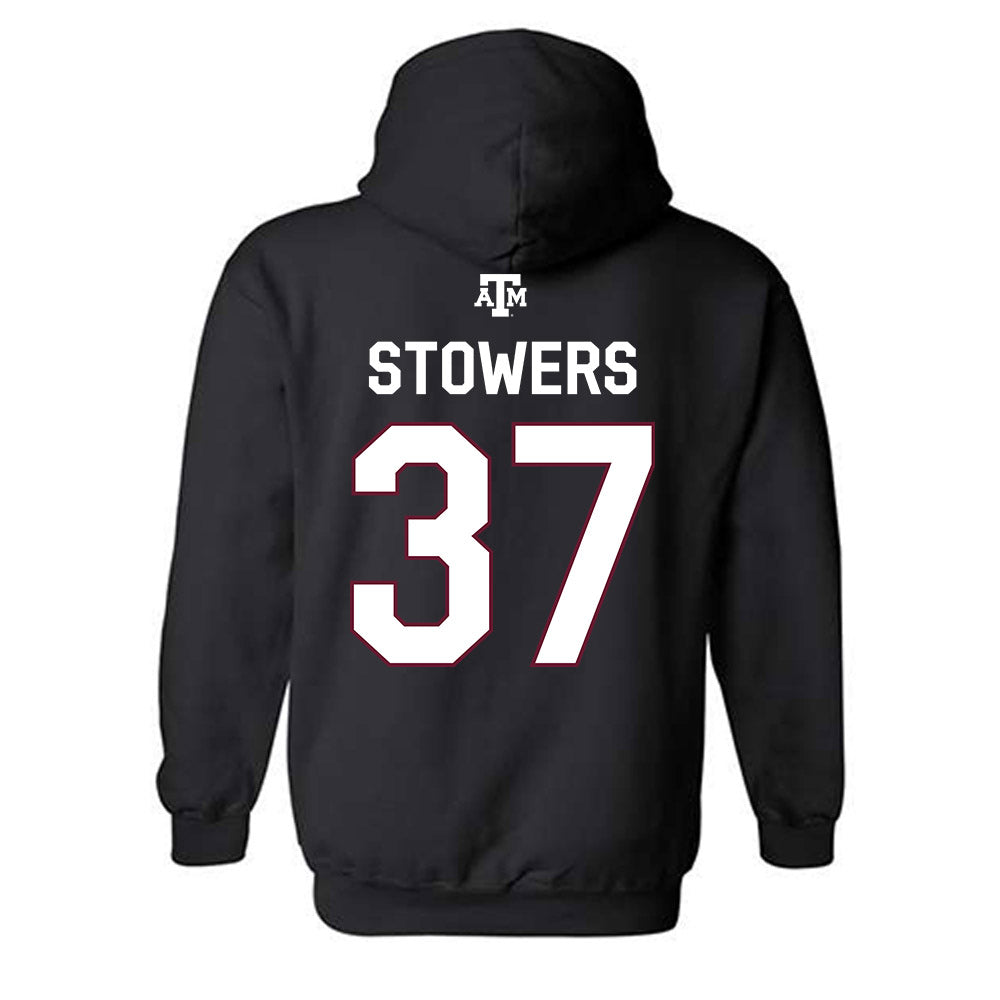 Texas A&M - NCAA Women's Volleyball : Kyndal Stowers - National Champions Classic Shersey Hooded Sweatshirt-1