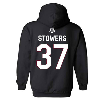 Texas A&M - NCAA Women's Volleyball : Kyndal Stowers - National Champions Classic Shersey Hooded Sweatshirt-1
