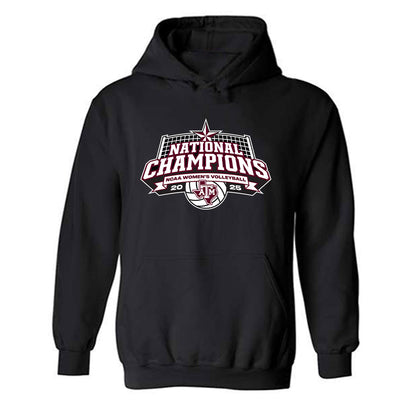 Texas A&M - NCAA Women's Volleyball : Kirra Musgrove - National Champions Classic Shersey Hooded Sweatshirt-0