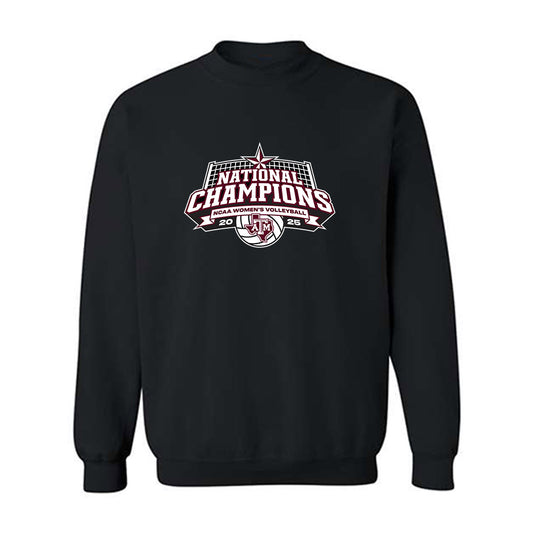 Texas A&M - NCAA Women's Volleyball : Taryn Morris - National Champions Classic Shersey Crewneck Sweatshirt-0