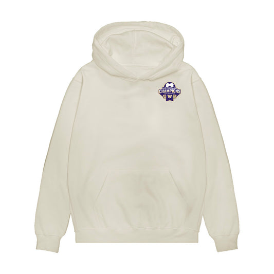 Washington - NCAA Men's Soccer : Zach Ramsey - National Champs Premium Hooded Sweatshirt-0