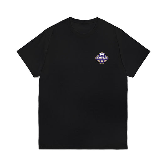 Washington - NCAA Men's Soccer : Egor Akulov - National Champs Comfort Colors T-Shirt-0
