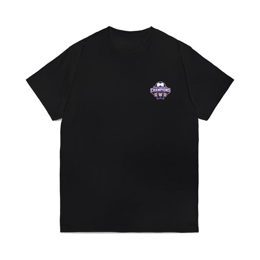 Washington - NCAA Men's Soccer : Connor Lofy - National Champs Comfort Colors T-Shirt-0
