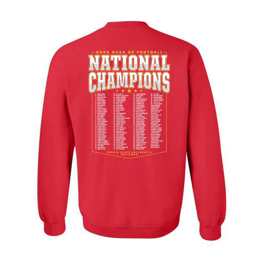 Ferris State - NCAA Football : - Crewneck Sweatshirt-1