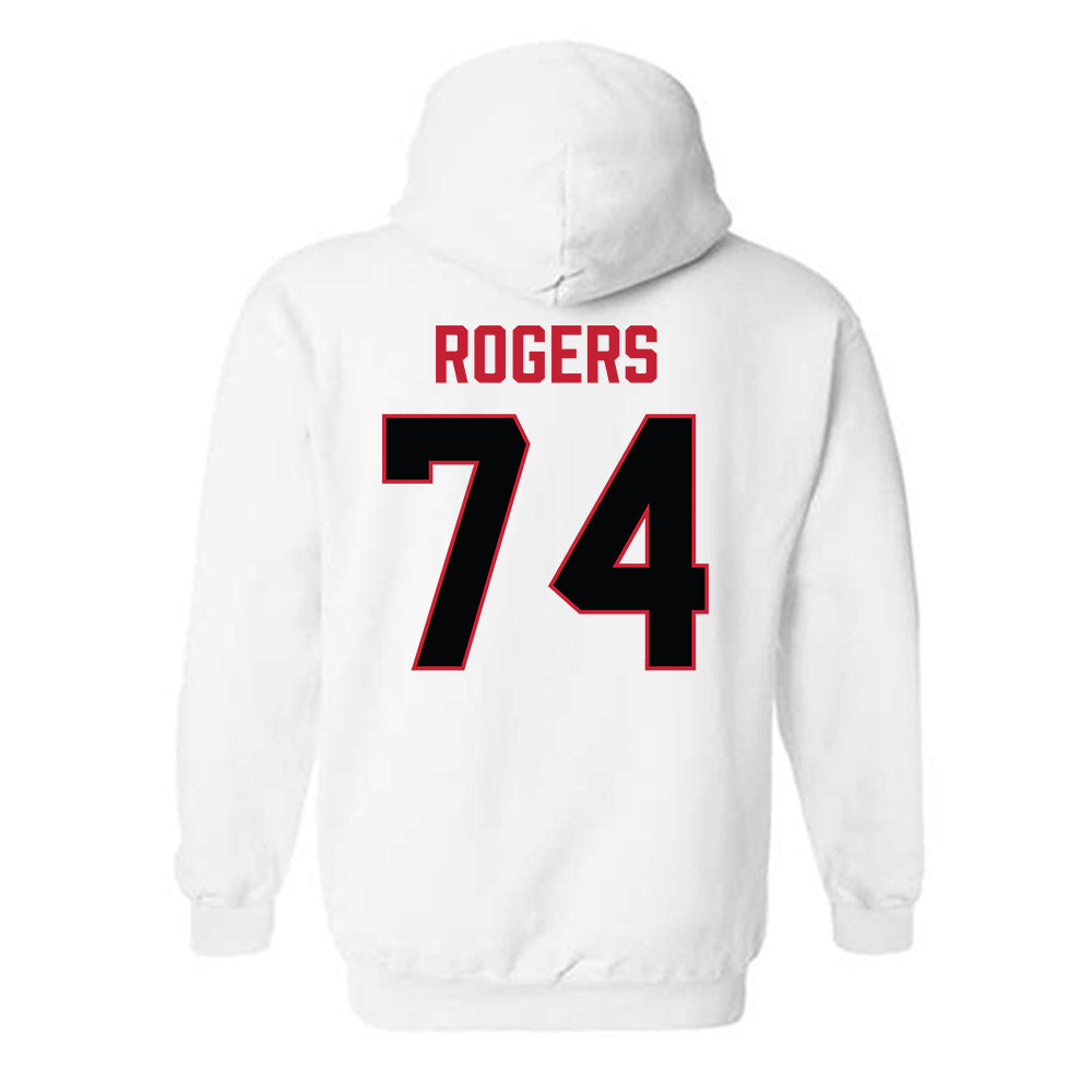 Ferris State - NCAA Football : Rashawn Rogers - National Champions Shersey Hooded Sweatshirt-1