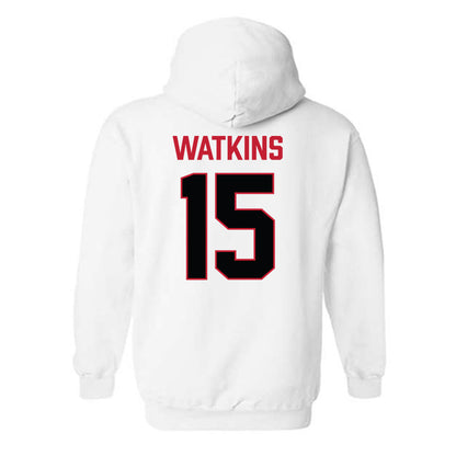 Ferris State - NCAA Football : Jerlaius Watkins - National Champions Shersey Hooded Sweatshirt-1