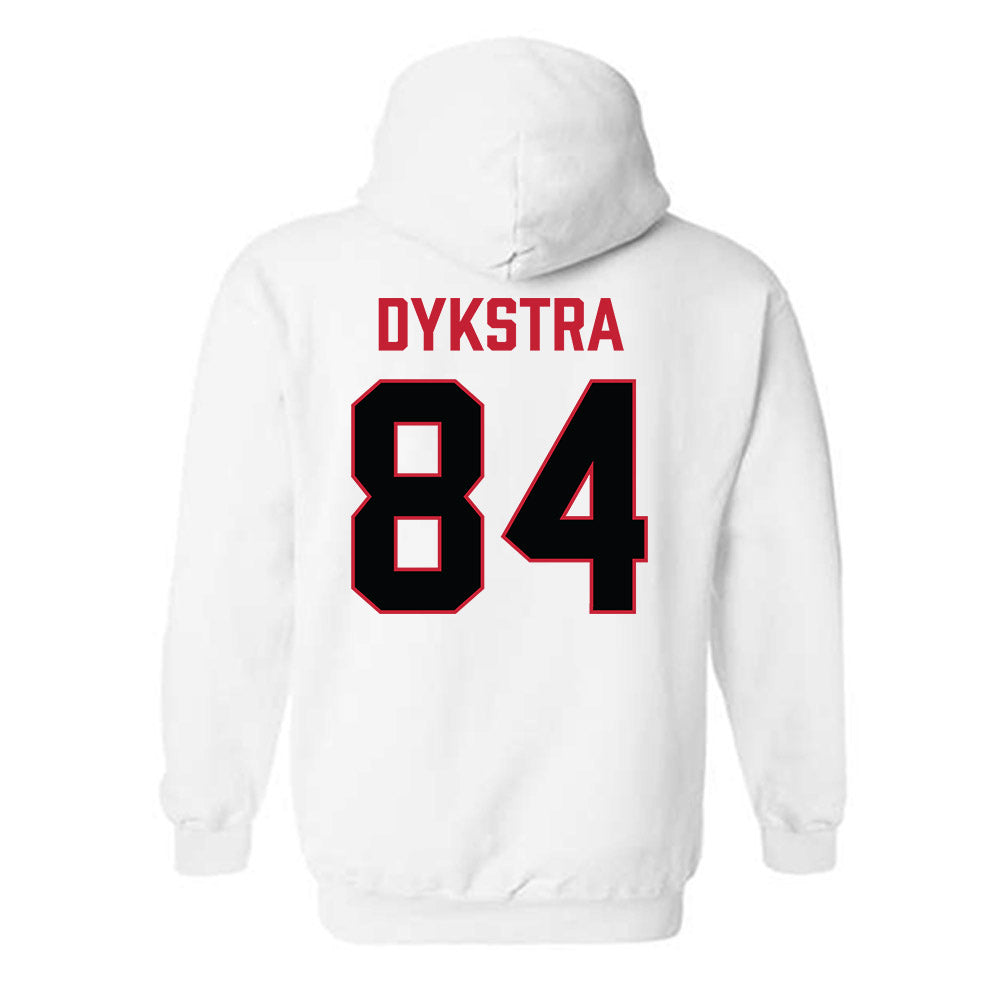 Ferris State - NCAA Football : Mason Dykstra - National Champions Shersey Hooded Sweatshirt-1