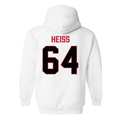 Ferris State - NCAA Football : Cam Heiss - National Champions Shersey Hooded Sweatshirt-1