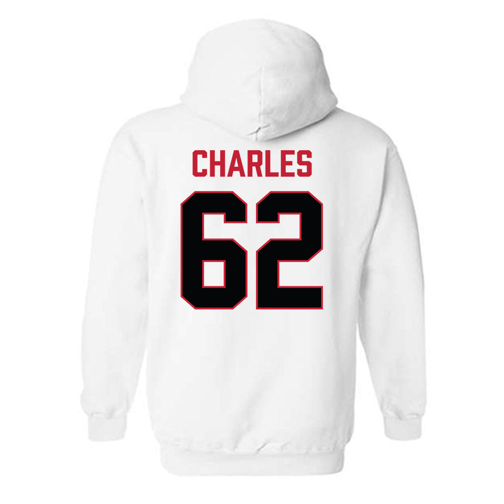 Ferris State - NCAA Football : Martaz Charles - National Champions Shersey Hooded Sweatshirt-1