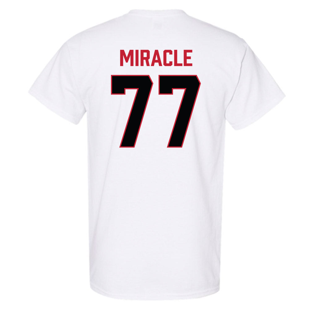 Ferris State - NCAA Football : Travis Miracle - National Champions Shersey T-Shirt-1