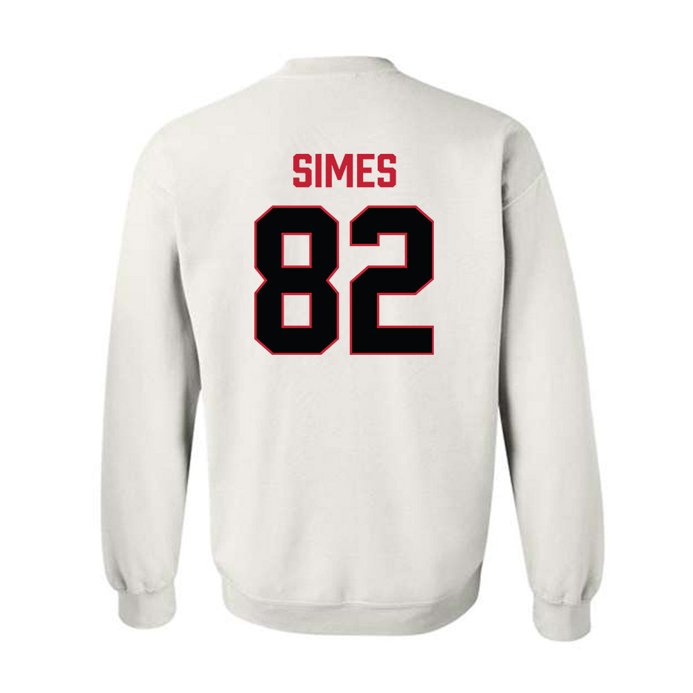 Ferris State - NCAA Football : Kevin Simes - National Champions Shersey Crewneck Sweatshirt-1