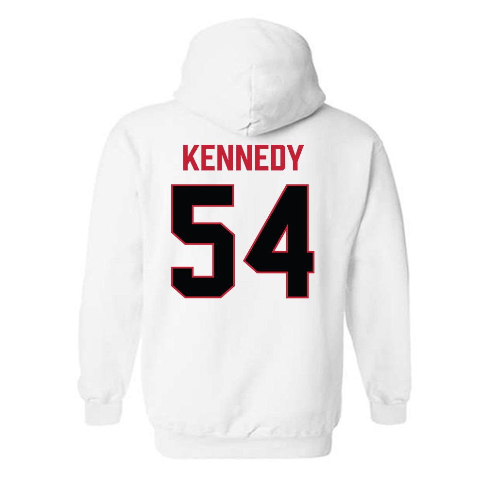 Ferris State - NCAA Football : Jshawn Kennedy - National Champions Shersey Hooded Sweatshirt-1