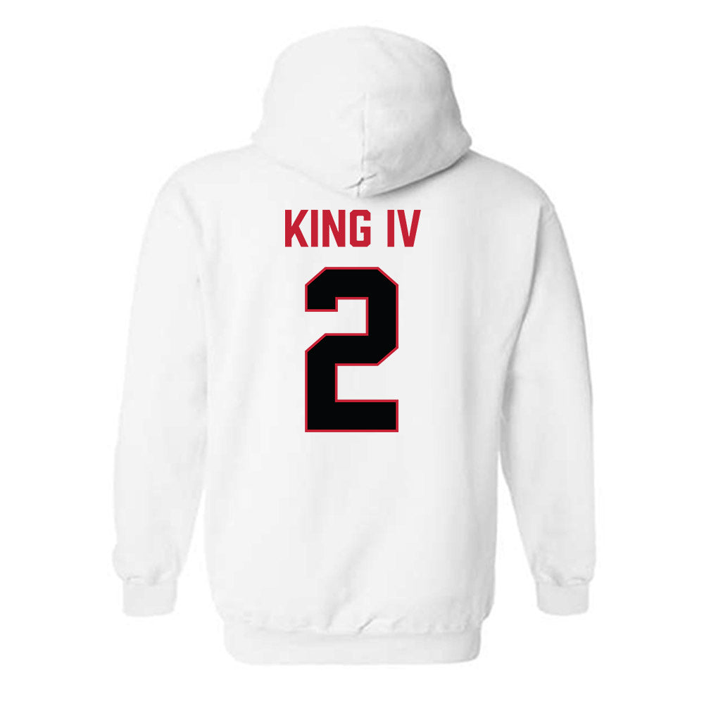 Ferris State - NCAA Football : Damion King IV - National Champions Shersey Hooded Sweatshirt-1