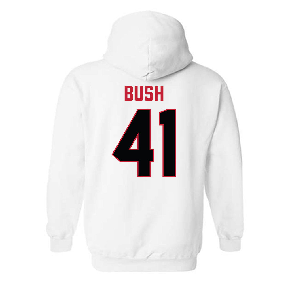 Ferris State - NCAA Football : Michael Bush - National Champions Shersey Hooded Sweatshirt-1