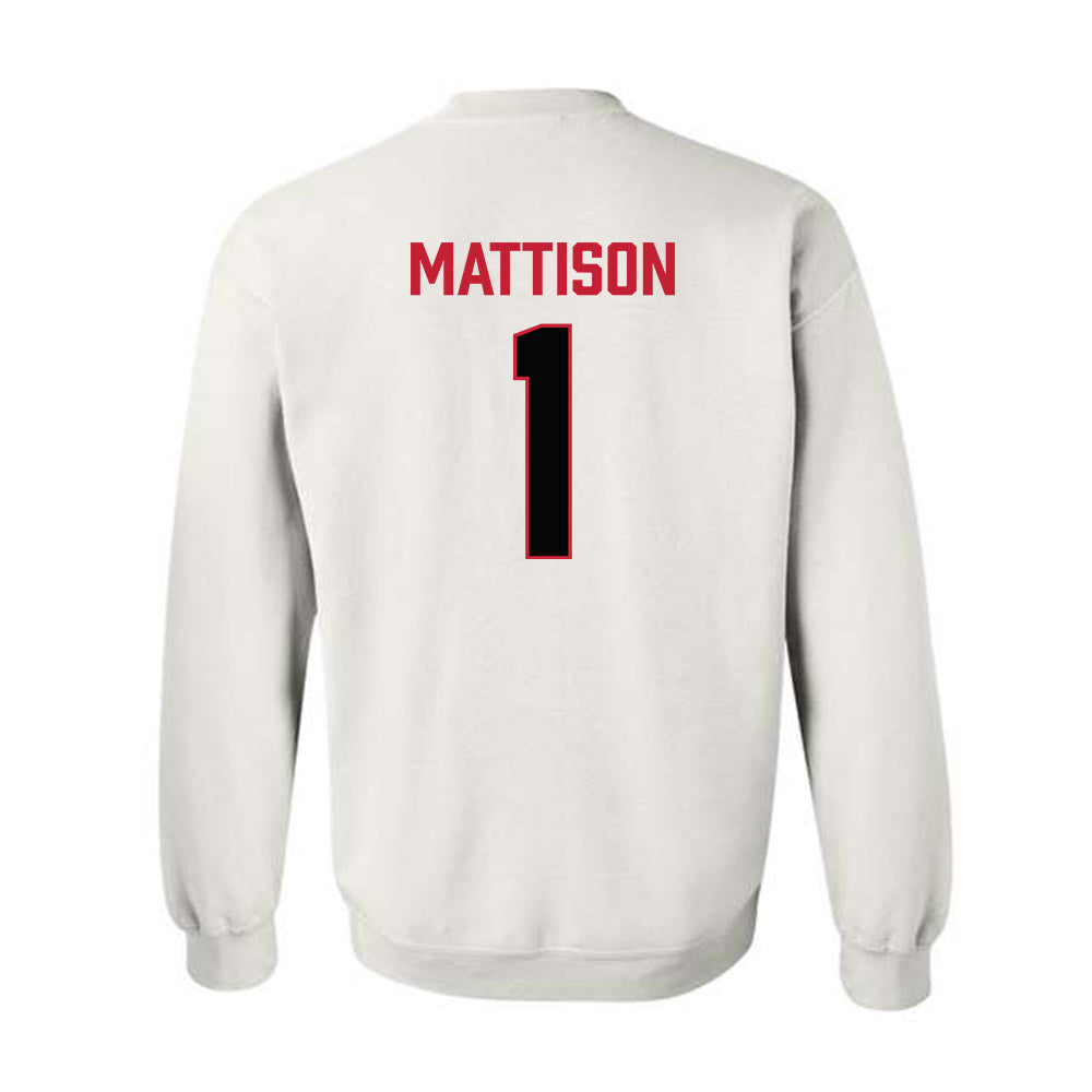 Ferris State - NCAA Football : Gyasi Mattison - National Champions Shersey Crewneck Sweatshirt-1
