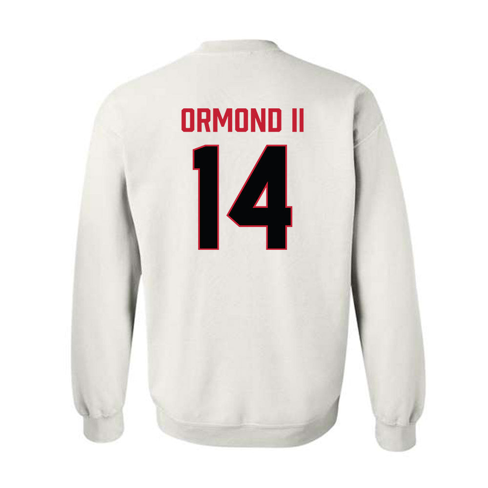 Ferris State - NCAA Football : Timothy Ormond II - National Champions Shersey Crewneck Sweatshirt-1