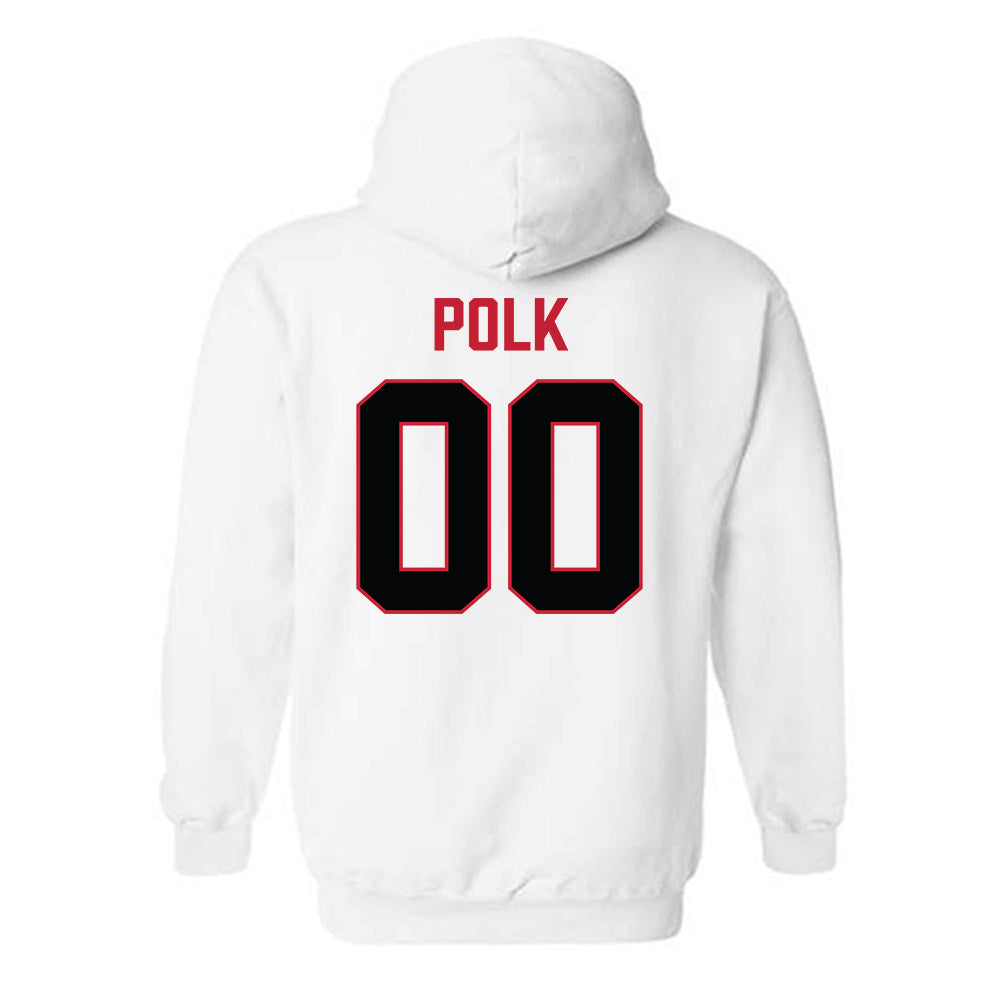 Ferris State - NCAA Football : Victor Polk - National Champions Shersey Hooded Sweatshirt-1