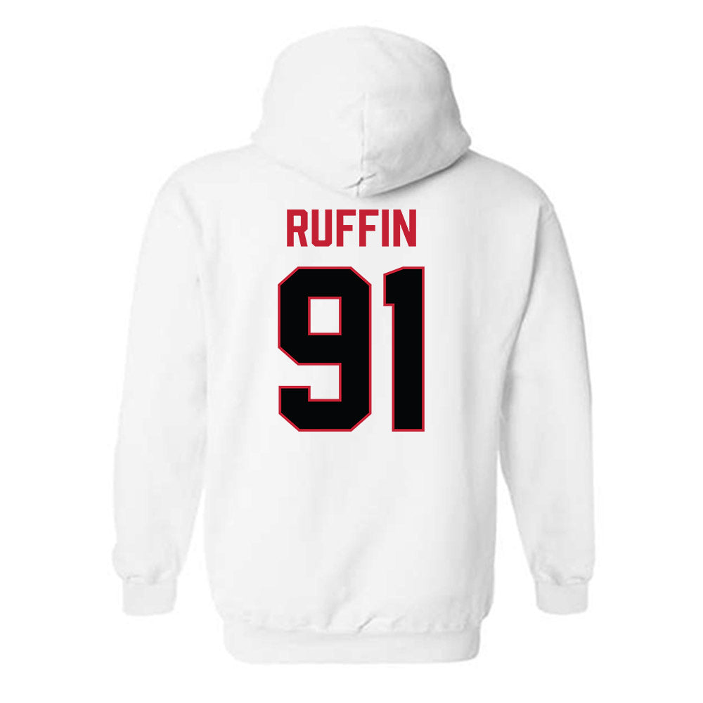 Ferris State - NCAA Football : J-vonne Ruffin - National Champions Shersey Hooded Sweatshirt-1