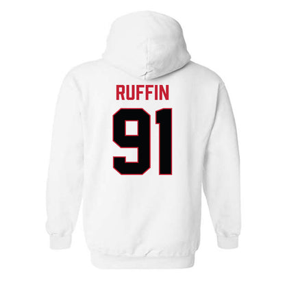 Ferris State - NCAA Football : J-vonne Ruffin - National Champions Shersey Hooded Sweatshirt-1
