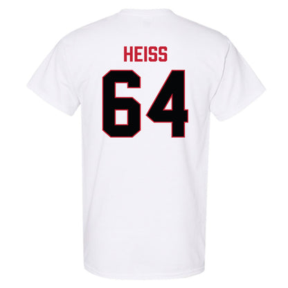 Ferris State - NCAA Football : Cameron Heiss - National Champions Shersey T-Shirt-1