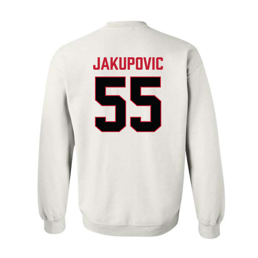 Ferris State - NCAA Football : Elmir Jakupovic - National Champions Shersey Crewneck Sweatshirt-1